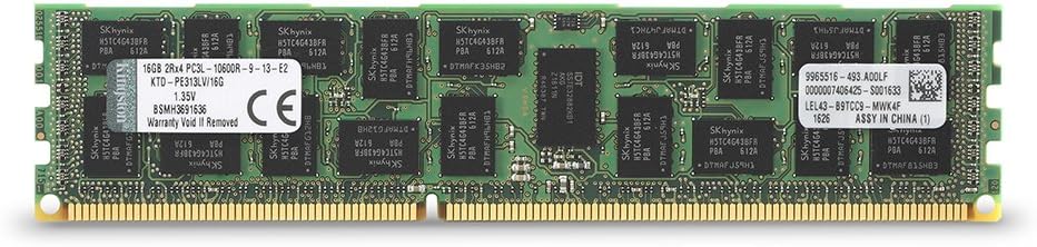 16GB 1333MHZ REG ECC LOW VOLTAGE MEMORY 